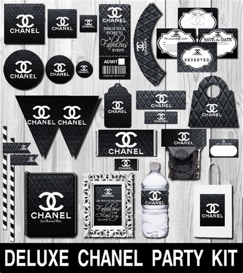 coco chanel party supply